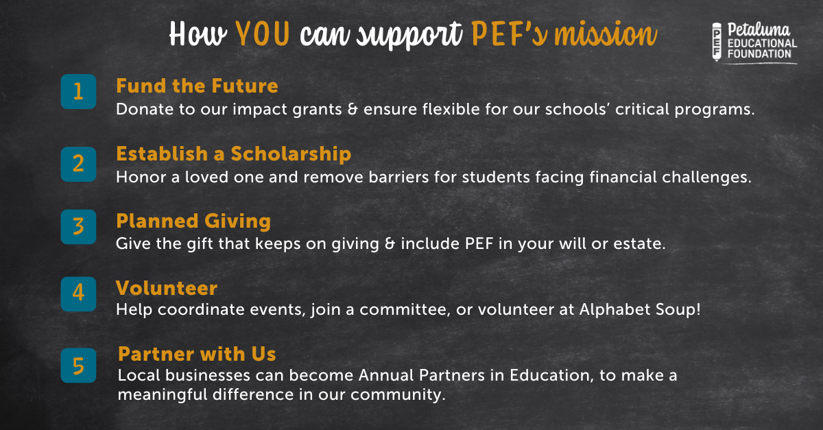 Get involved with PEF