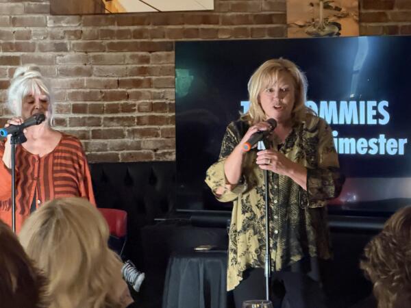 The Mommies performing the show