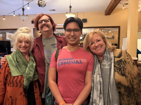 The Mommies with fans
